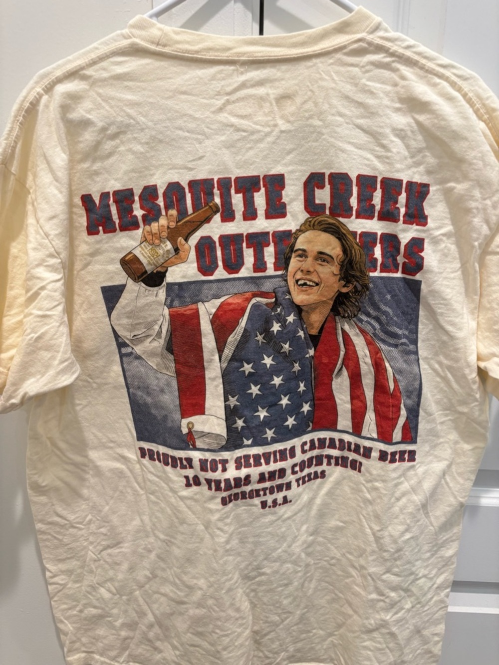 Mesquite Creek Outfitters Cream Graphic Back-Print Tee